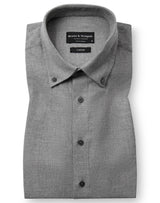 BS Faruk Casual Modern Fit Skjorta - Light Grey