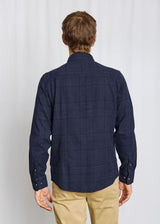 BS Akhlaq Casual Modern Fit Skjorta - Thunder