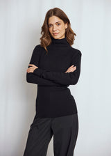 BS Hege Regular Fit Stickat - Black