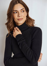 BS Hege Regular Fit Stickat - Black