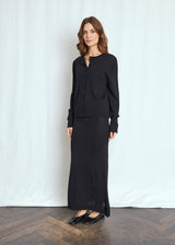 BS Kjersti Regular Fit Stickat - Black