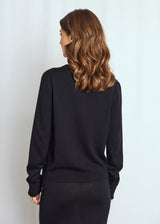 BS Kjersti Regular Fit Stickat - Black