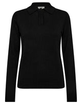 BS Eirin Regular Fit Stickat - Black