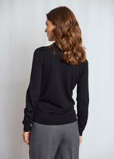 BS Eirin Regular Fit Stickat - Black