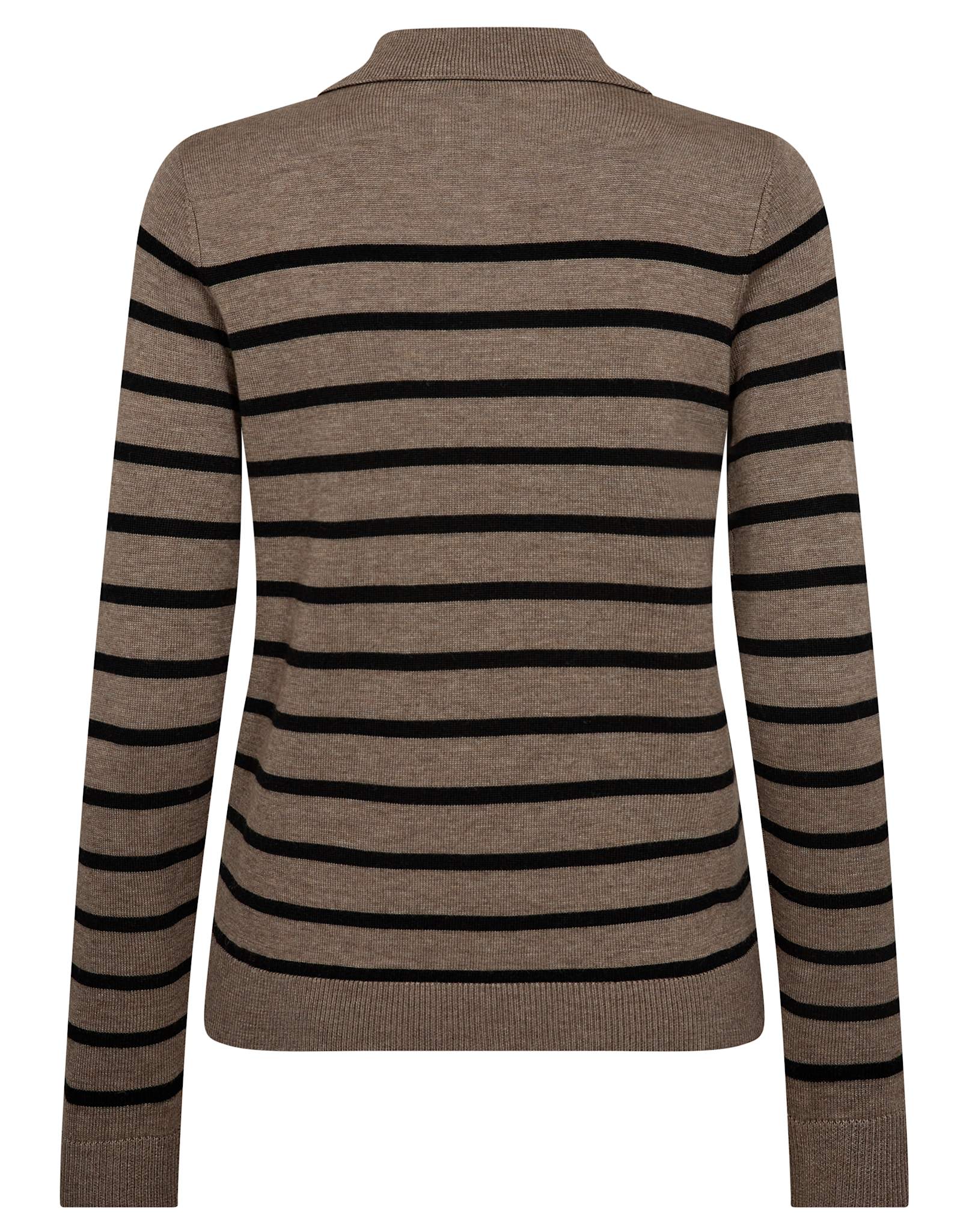 BS Eirin Regular Fit Stickat - Brown/Black