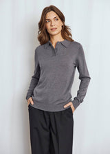 BS Eirin Regular Fit Stickat - Dark Grey