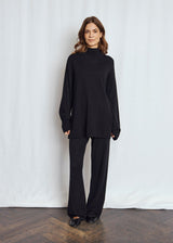 BS Guro Regular Fit Stickat - Black