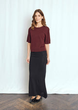 BS Eline Regular Fit T-Skjorta - Bordeaux