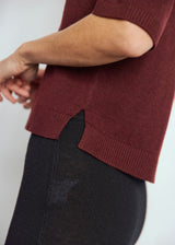 BS Eline Regular Fit T-Skjorta - Bordeaux