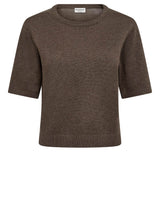 BS Eline Regular Fit T-Skjorta - Dark Brown