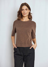 BS Eline Regular Fit T-Skjorta - Dark Brown