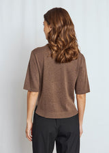 BS Eline Regular Fit T-Skjorta - Dark Brown