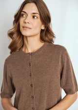 BS Ada Regular Fit Stickat - Dark Brown