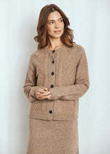 BS Marita Regular Fit Stickat - Brown