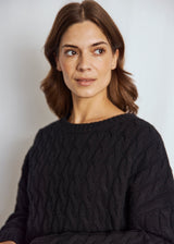 BS Miranda Regular Fit Stickat - Black