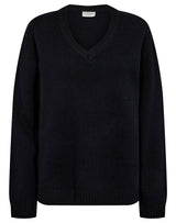 BS Lina Regular Fit Stickat - Navy