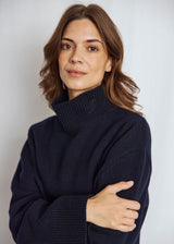 BS Mali Regular Fit Stickat - Navy