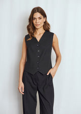 BS Una Slim Fit Väst - Black