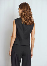 BS Una Slim Fit Väst - Black