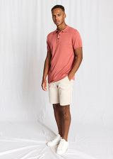 BS Baldo Regular Fit Pikétröja - Dusty Clay