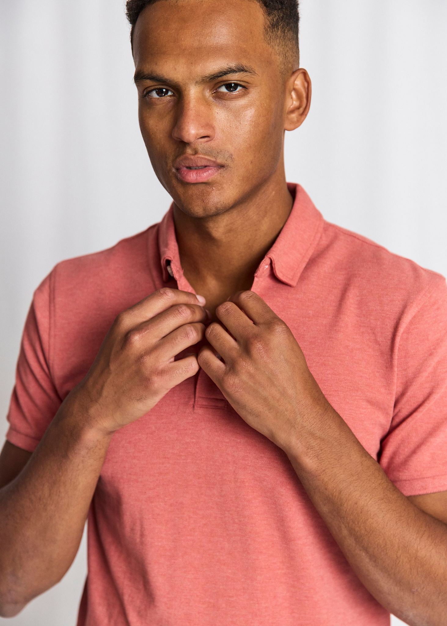 BS Baldo Regular Fit Pikétröja - Dusty Clay