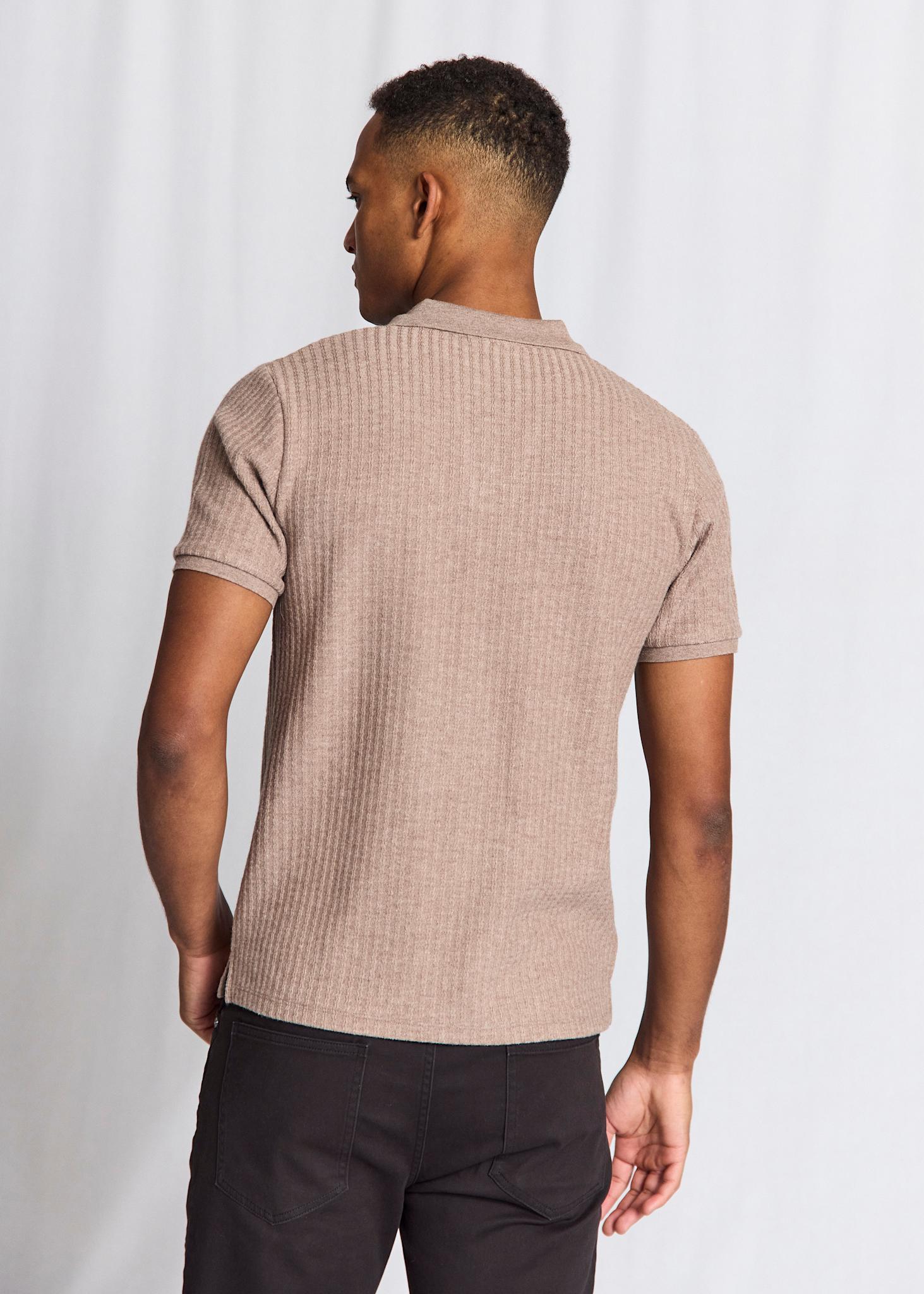 BS Santino Regular Fit Pikétröja - Mink