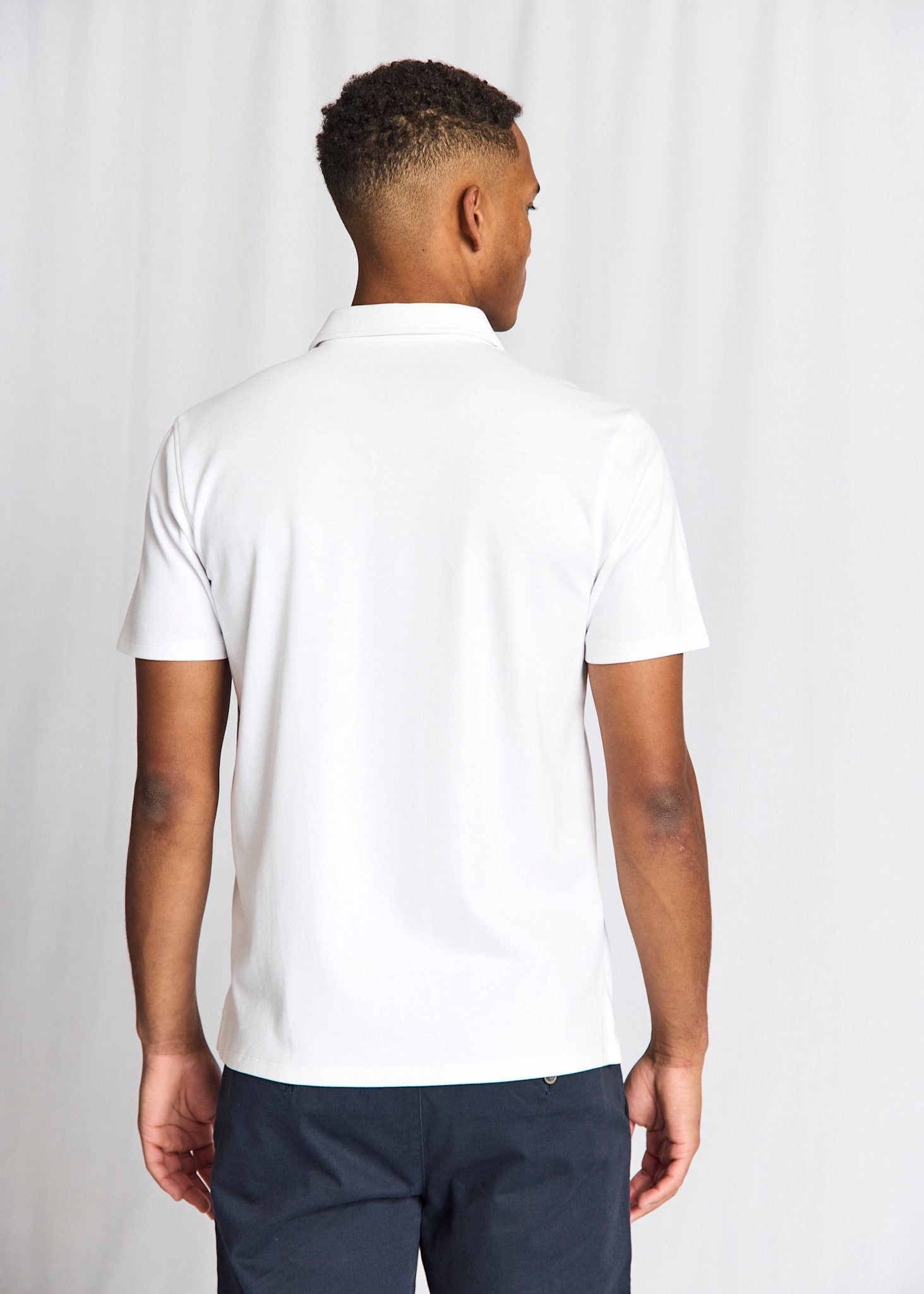 BS Ios Regular Fit Pikétröja - White