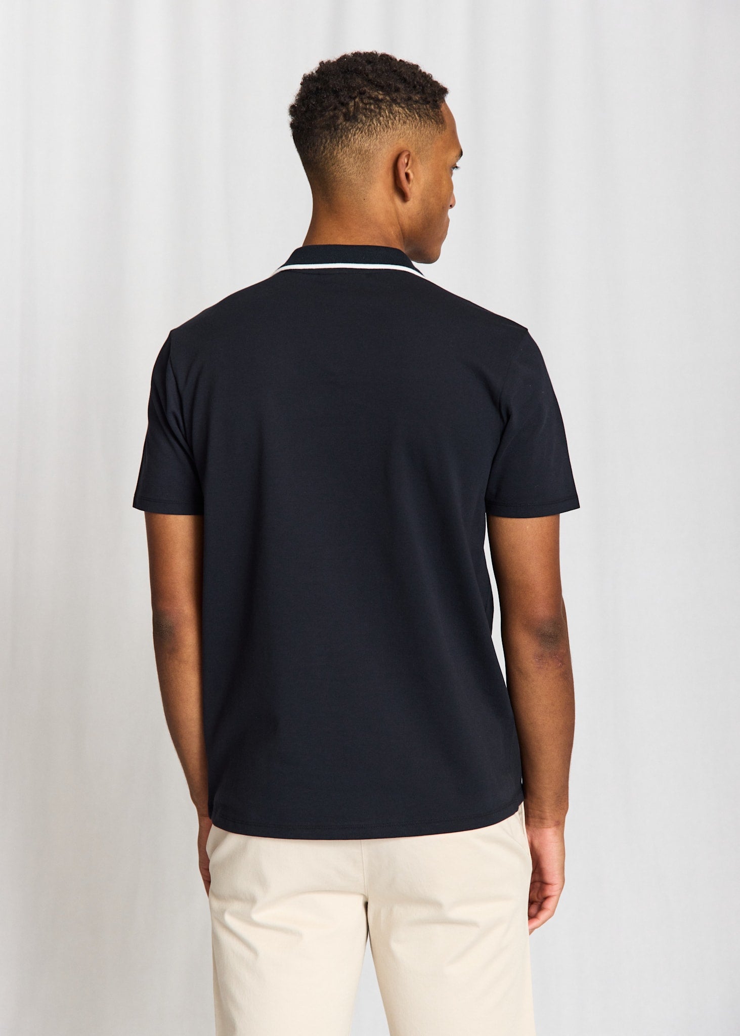 BS Syros Regular Fit Pikétröja - Navy