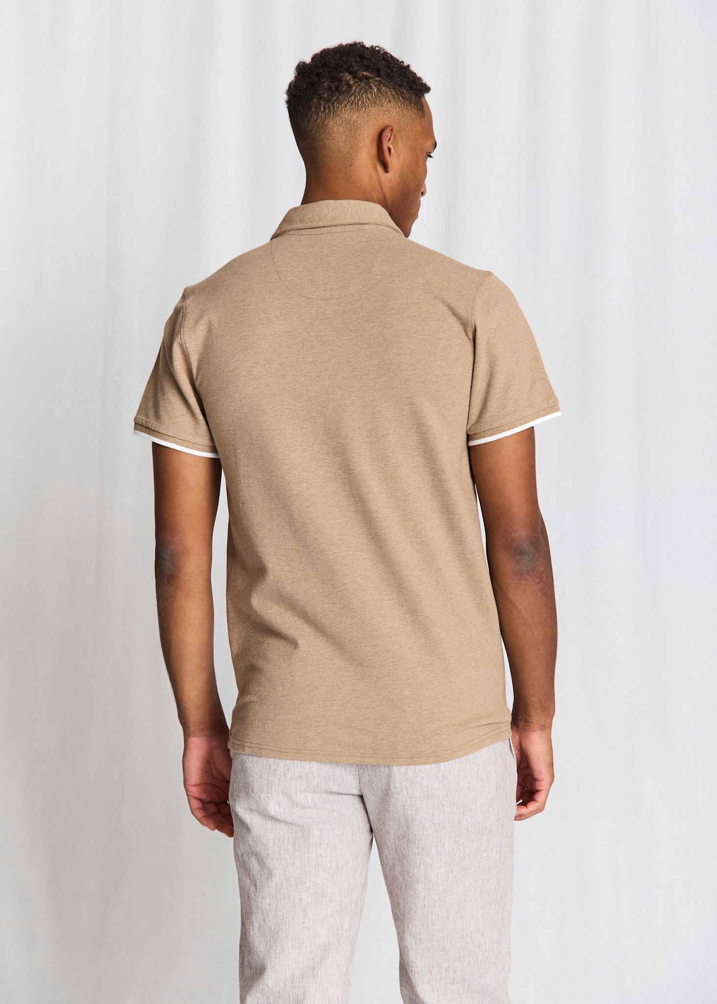 BS Delos Regular Fit Pikétröja - Brown