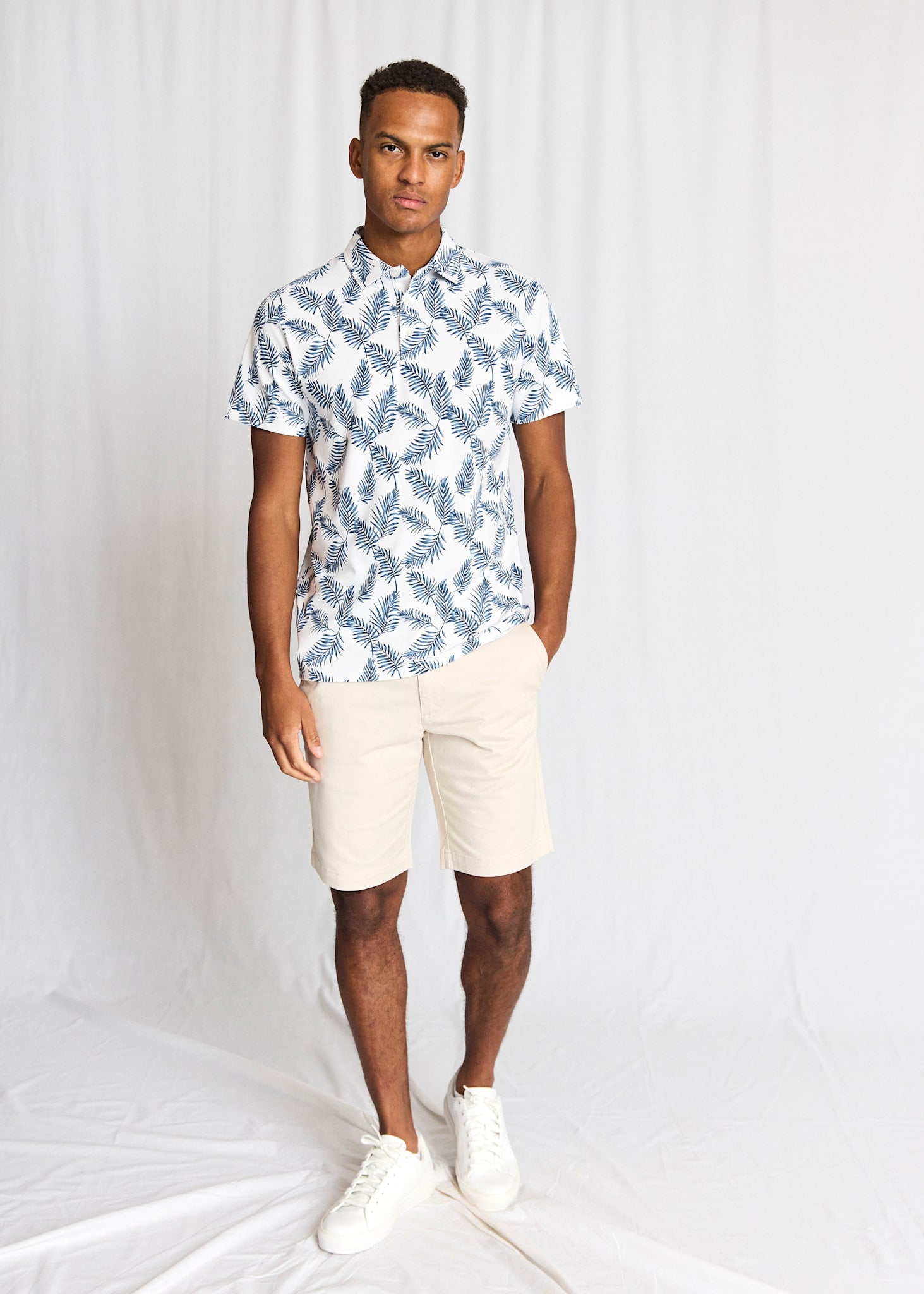 BS Ithaca Regular Fit Pikétröja - White