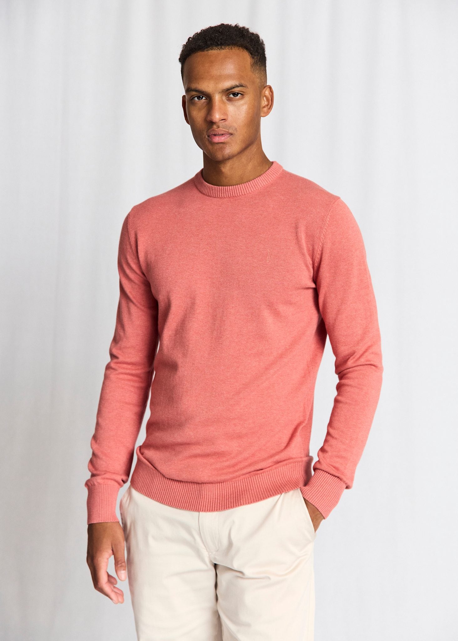 BS Jupiter Regular Fit Stickat - Dusty Clay