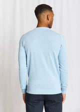 BS Jupiter Regular Fit Stickat - Light Blue