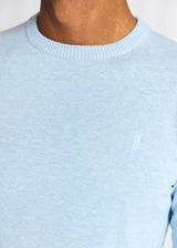 BS Jupiter Regular Fit Stickat - Light Blue