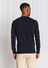 BS Jupiter Regular Fit Stickat - Navy