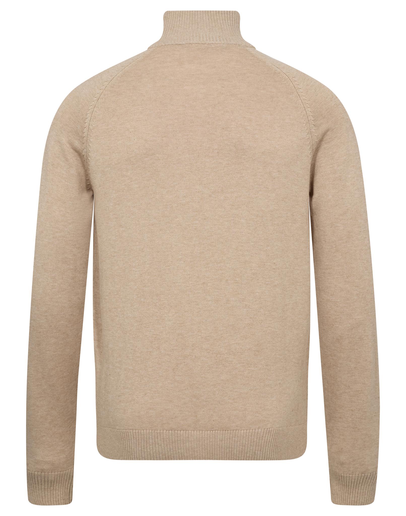 BS Ilario Regular Fit Stickat - Beige