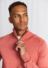 BS Ilario Regular Fit Stickat - Dusty Clay