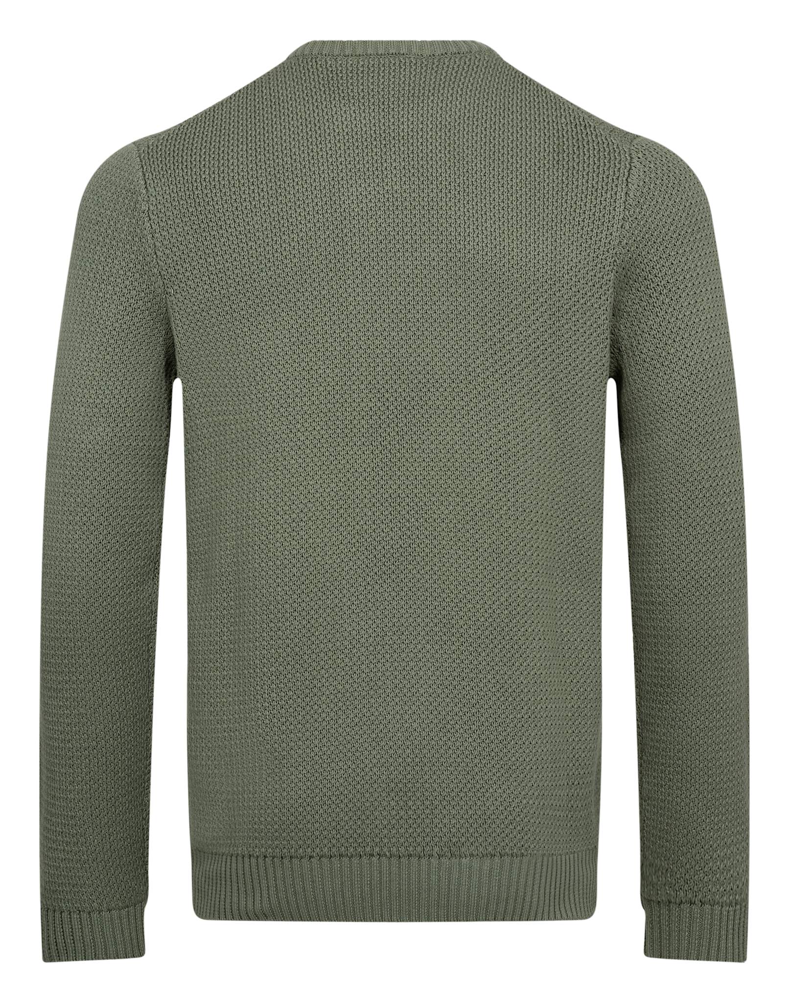 BS Raffaele Regular Fit Stickat - Green