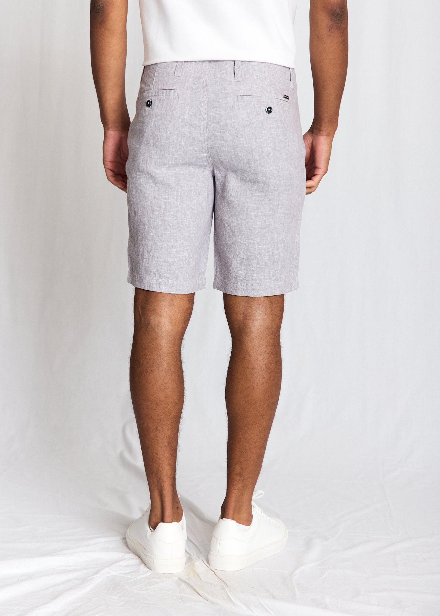 BS Paolos Regular Fit Shorts - Ljusgrå