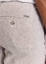 BS Darion Regular Fit Shorts - Brown/White