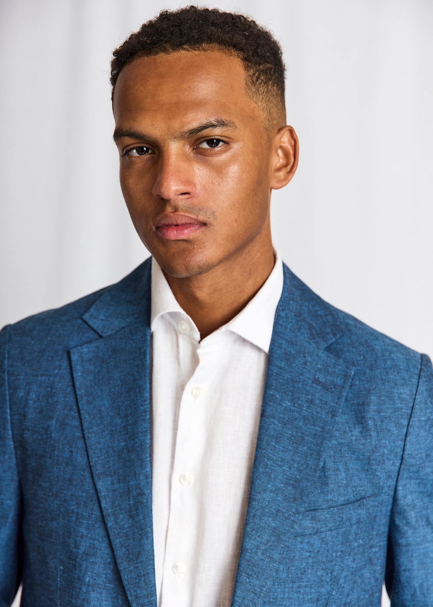 BS Sasso Classic Fit Blazer - Blå