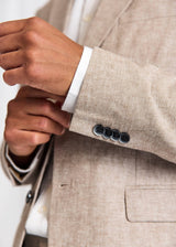 BS Sasso Classic Fit Blazer - Brown