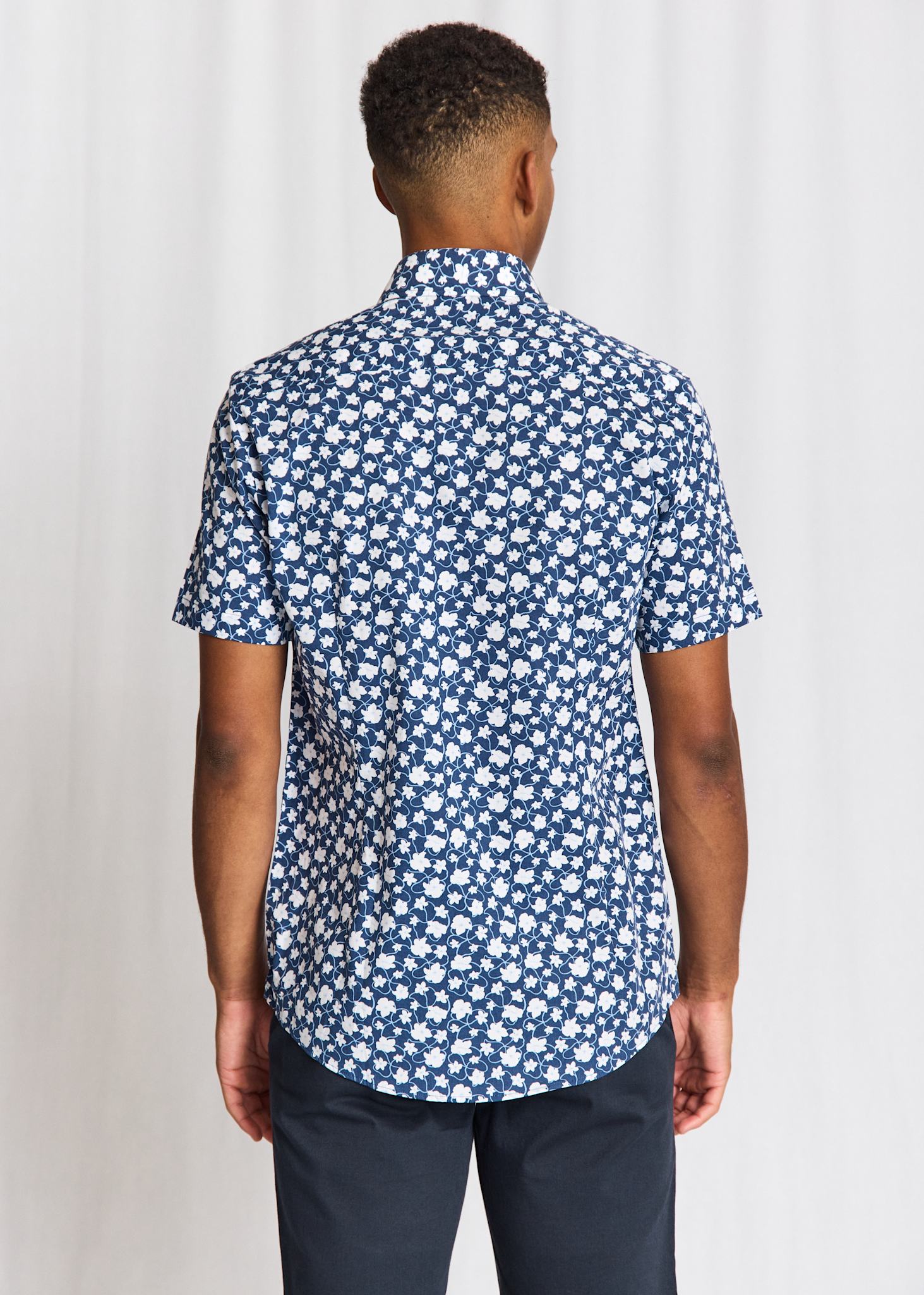 BS Arpad Modern Fit Skjorta - Dark Blue