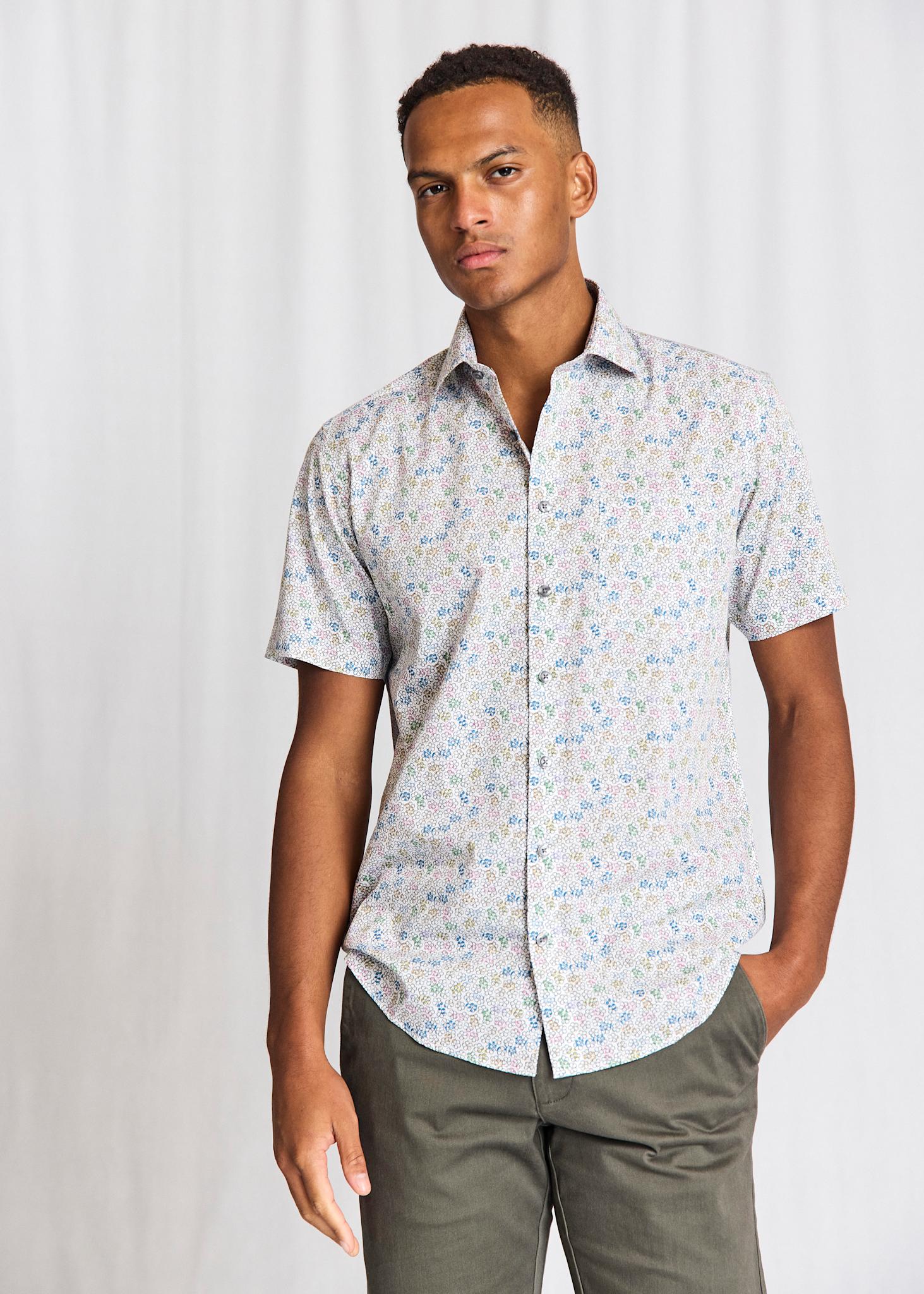 BS Luka Modern Fit Skjorta - White