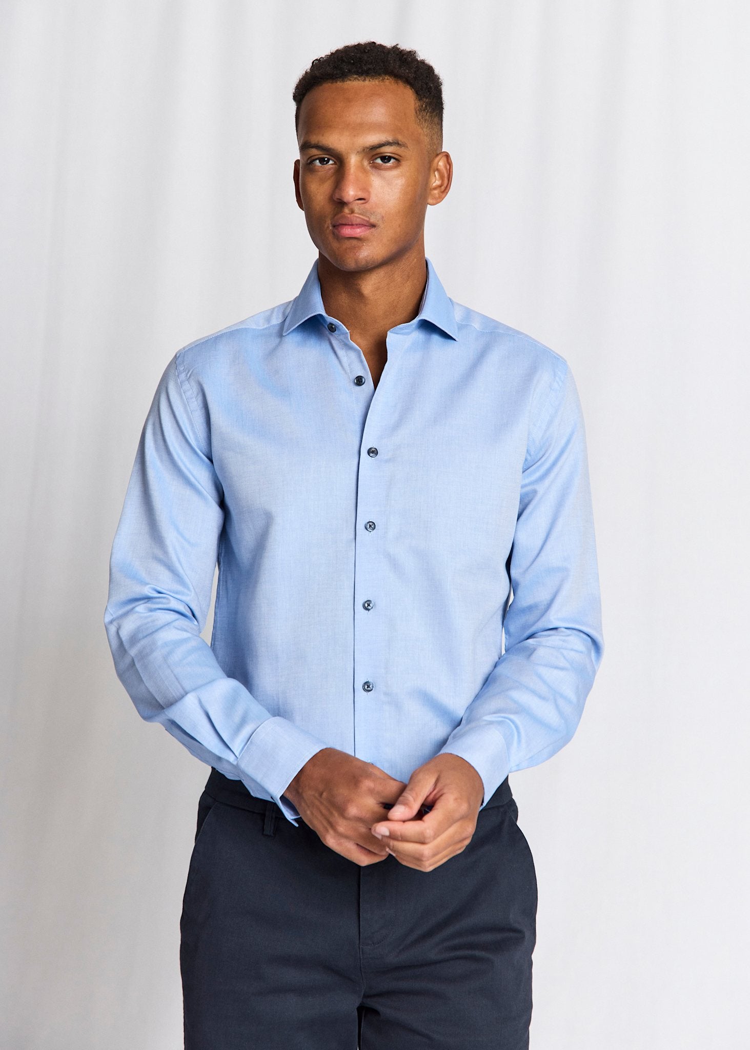 BS Hendrik Slim Fit Skjorta - Blue
