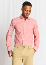 BS Reinkind Slim Fit Skjorta - Dusty Clay
