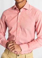 BS Reinkind Slim Fit Skjorta - Dusty Clay