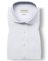 BS Albin Slim Fit Skjorta - White
