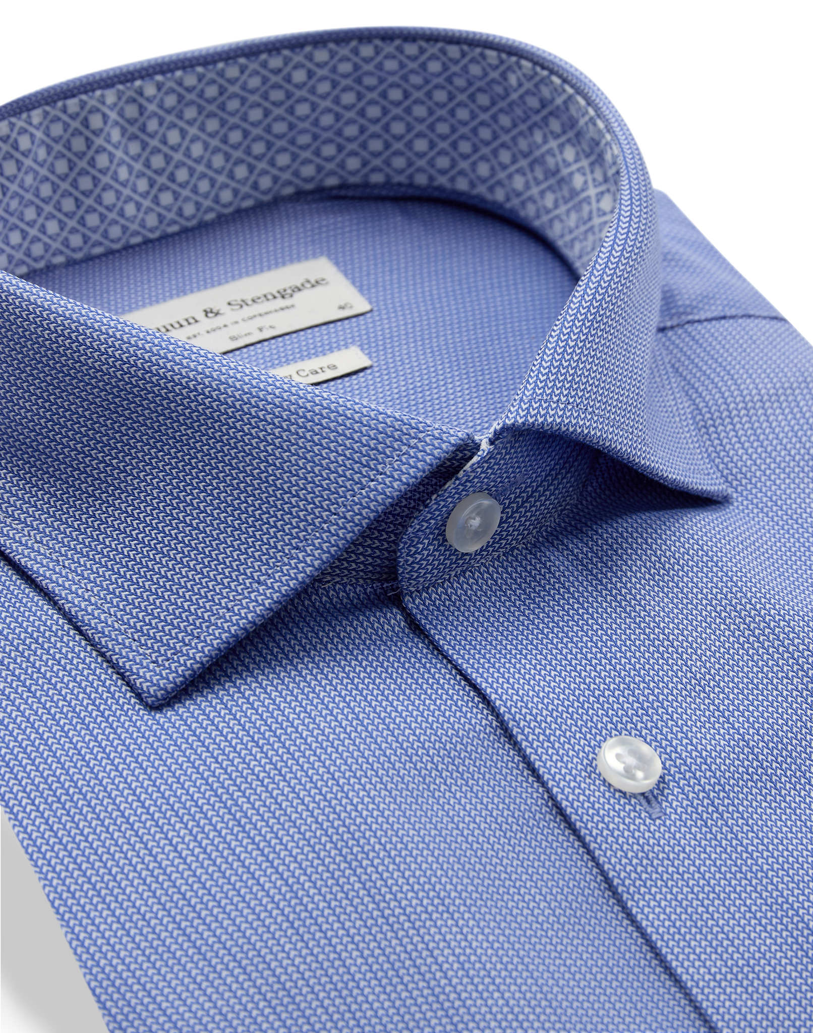 BS Urban Slim Fit Skjorta - Blue