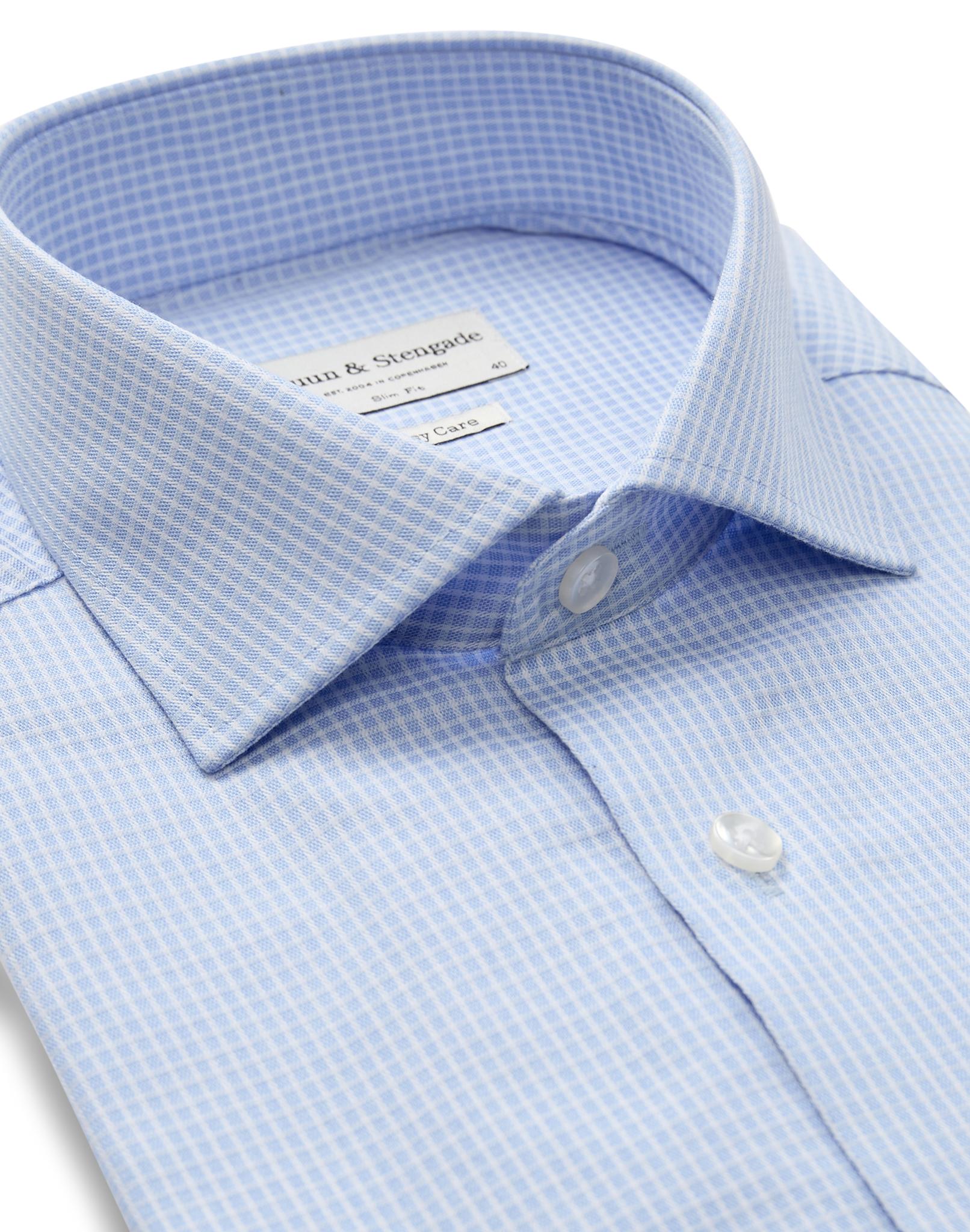 BS Djukic Slim Fit Skjorta - Light Blue