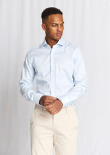 BS Bannour Modern Fit Skjorta - Light Blue/White